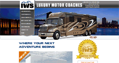 Desktop Screenshot of iwsmotorcoaches.com