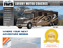 Tablet Screenshot of iwsmotorcoaches.com
